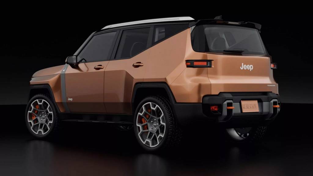Jeep Renegade terceira geração Render Jeep Renegade terceira geração Render