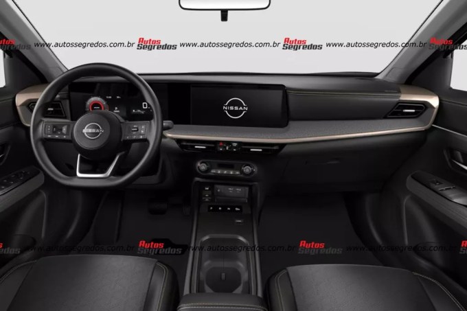 interior Nissan Kicks Advance Plus