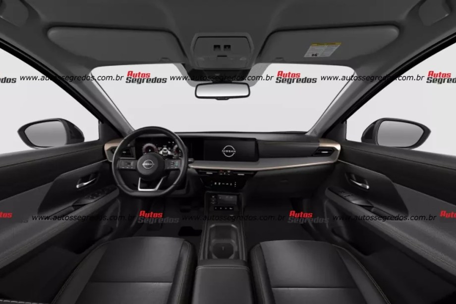 interior do novo Nissan Kicks Platinum