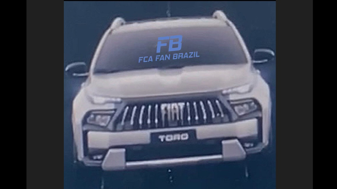 Imagens vazadas mostram a suposta Fiat Toro 2026