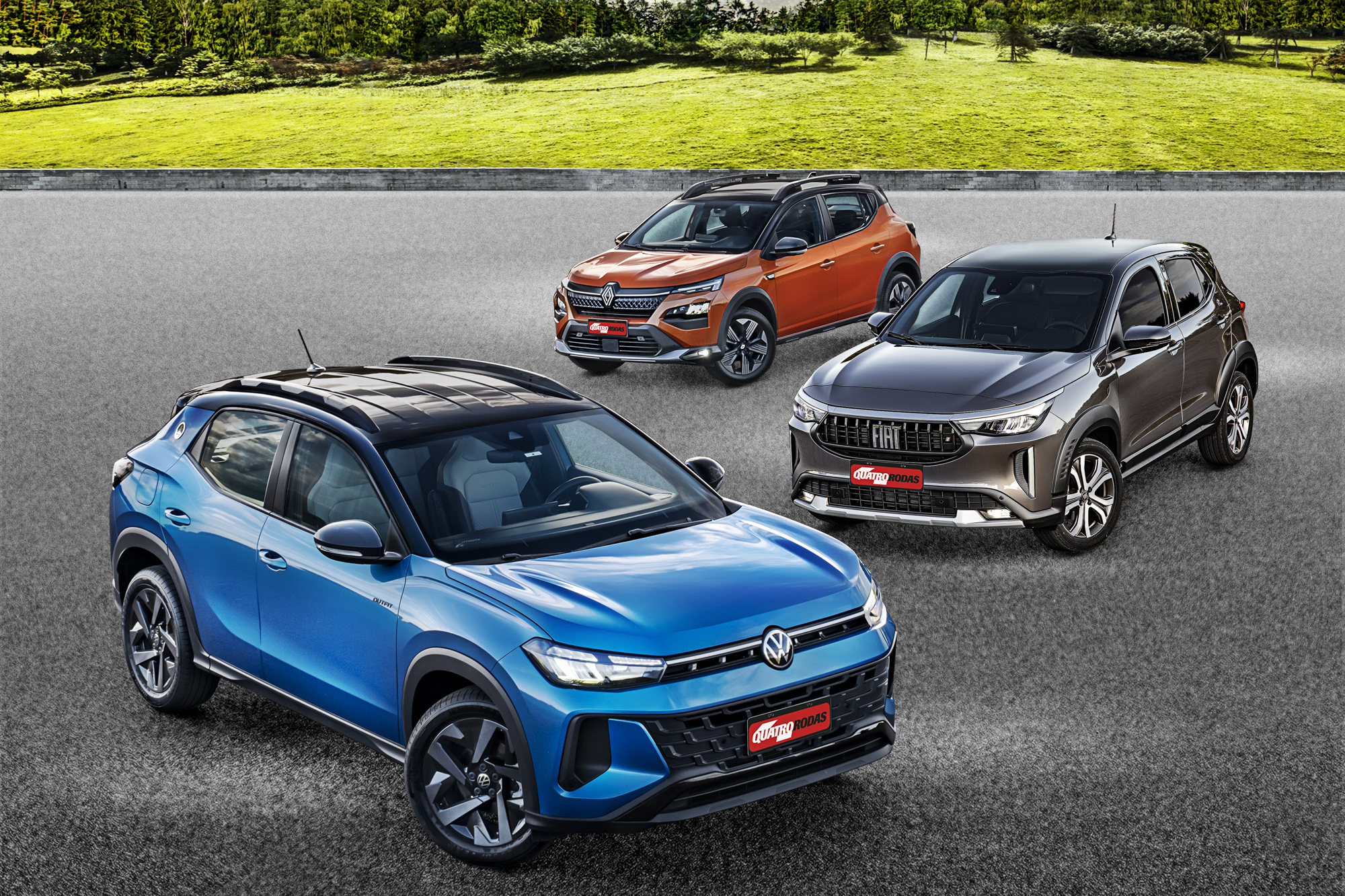 VW Tera é recebido pelos rivais Fiat Pulse e Renault Kardian
