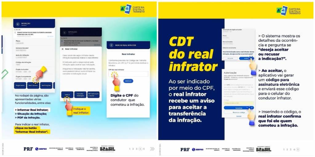 Como indicar o condutor infrator Como indicar o condutor infrator
