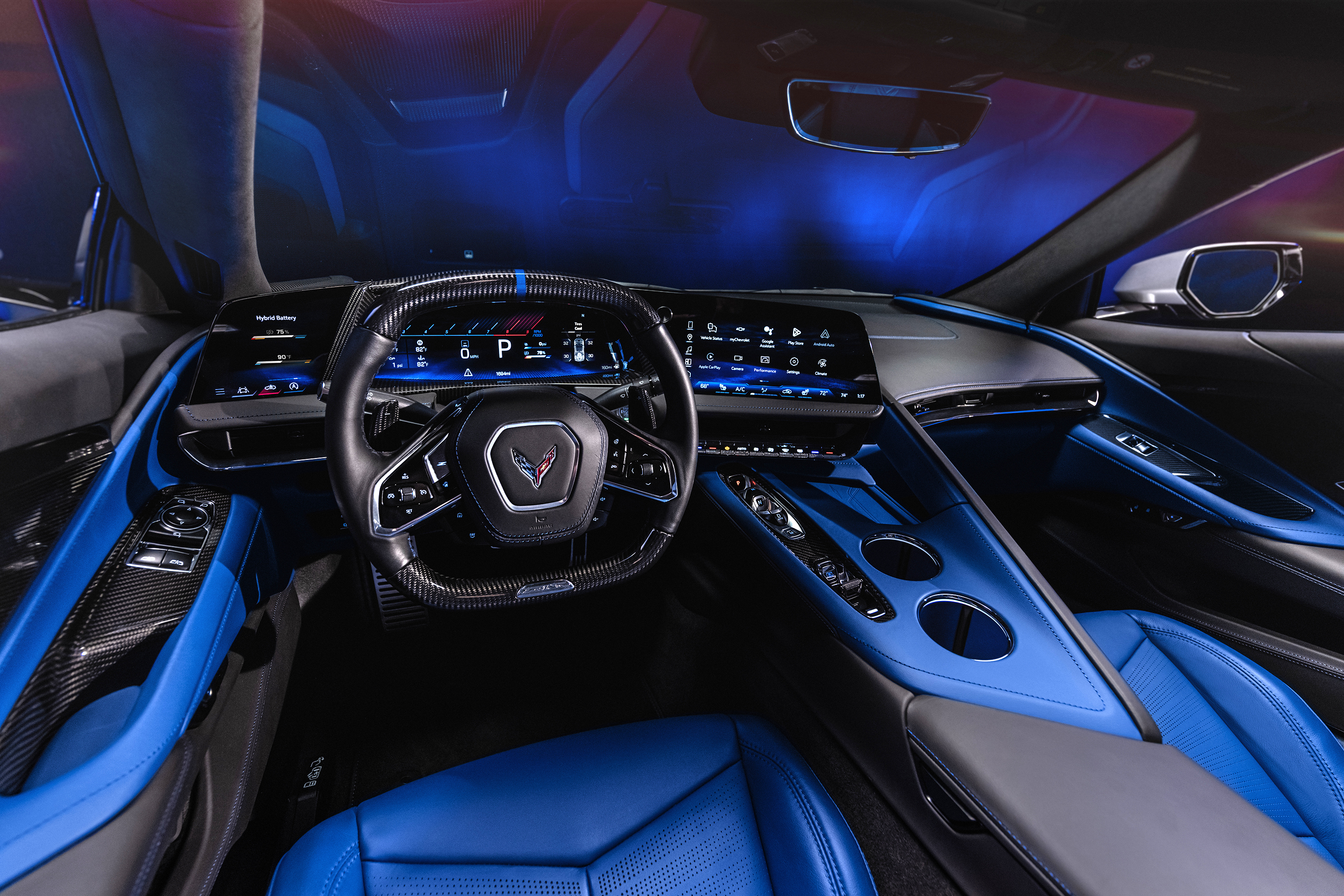 2026 Corvette ZR1X Interior Santorini Blue
