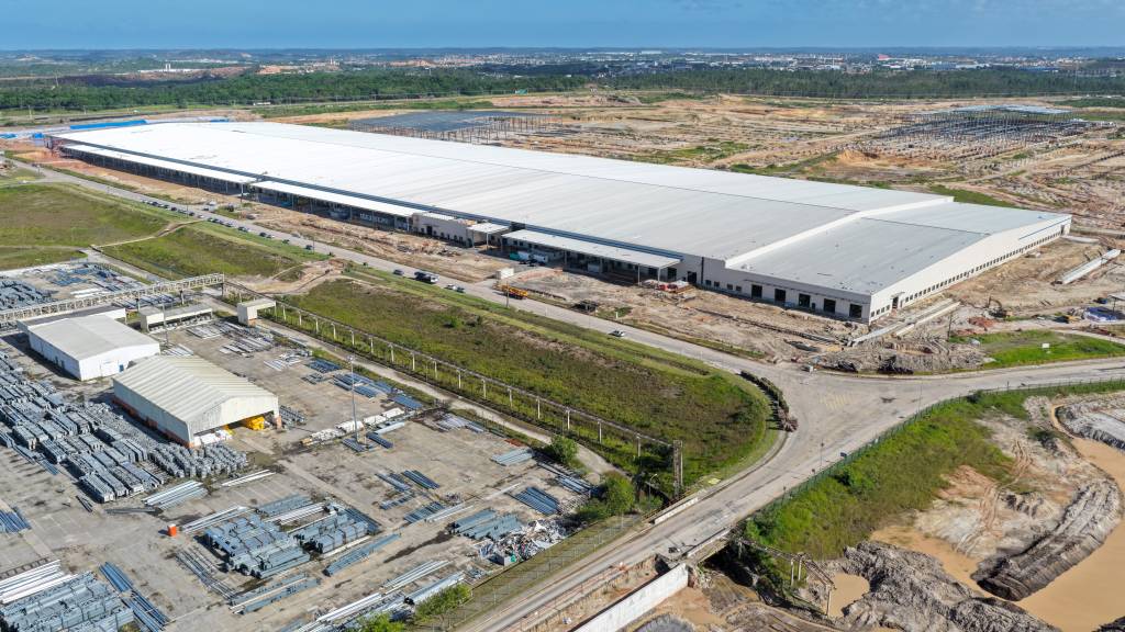 Fábrica da BYD em Camaçari (BA) Fábrica da BYD em Camaçari (BA)