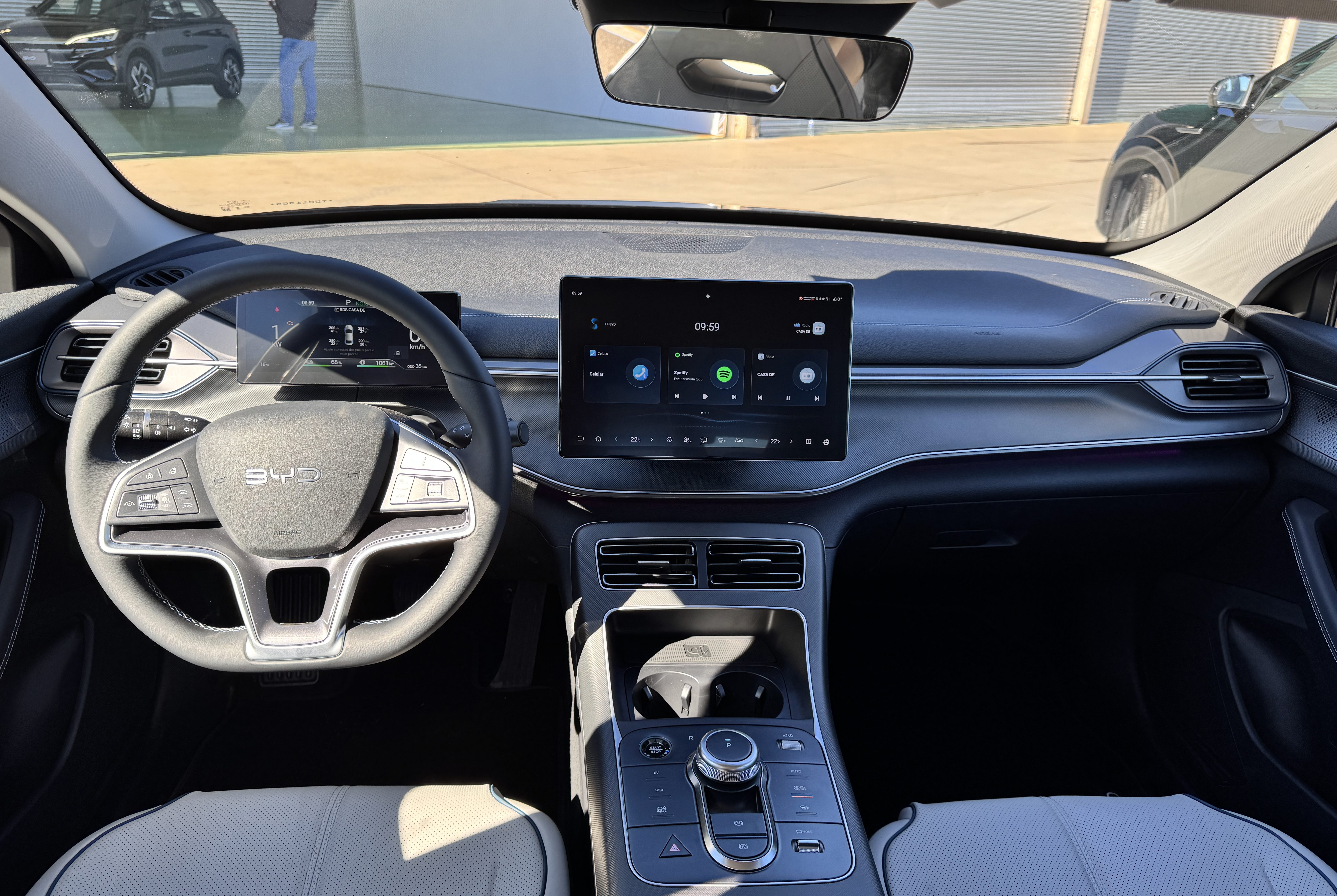 Interior do BYD King 2026
