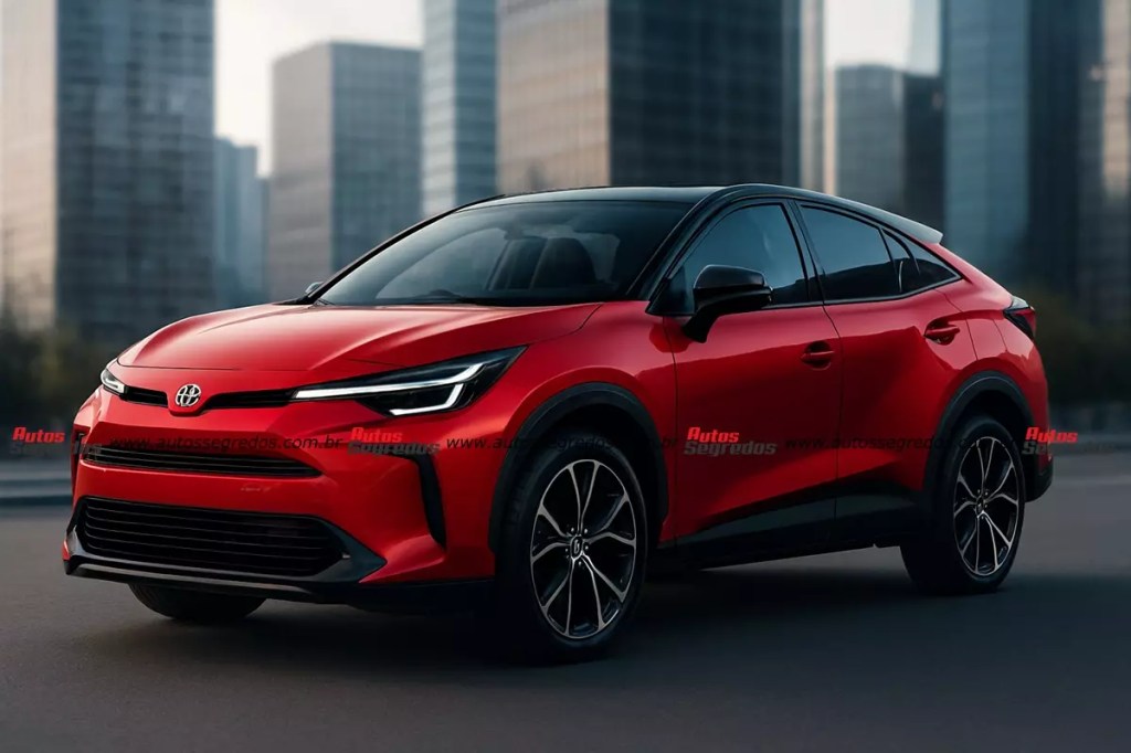 Toyota trabalha em SUV cupê do Corolla para 2028 com motor híbrido plug-in flex
