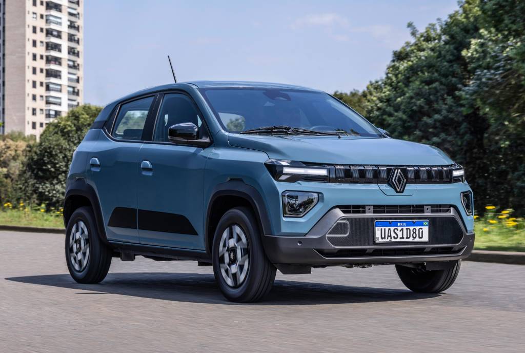Renault Kwid E-Tech 2026 muda design e segue mais barato que Dolphin Mini