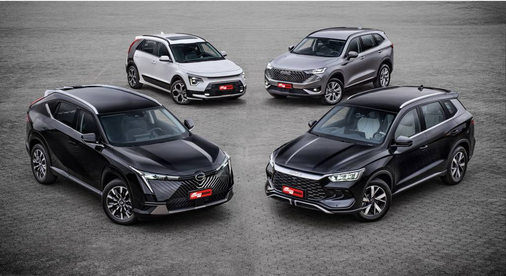 BYD Song Pro, GAC GS4, Haval H6 e Kia Niro: qual o melhor SUV híbrido até R$ 200.000?