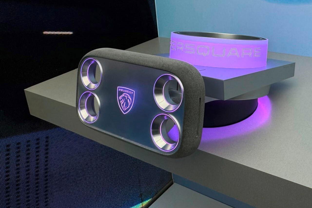 Volante conceito Hypersquare Peugeot