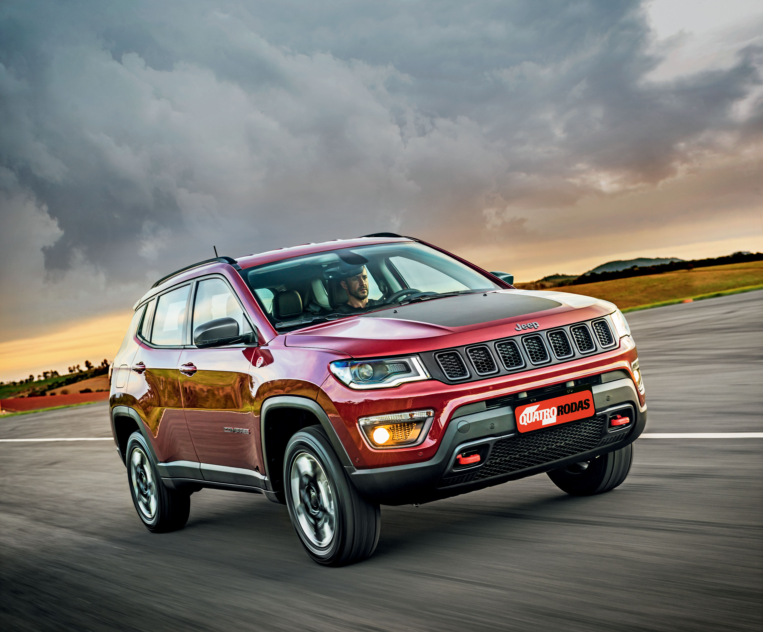 Automóvel Compass Trailhawk, da Jeep.