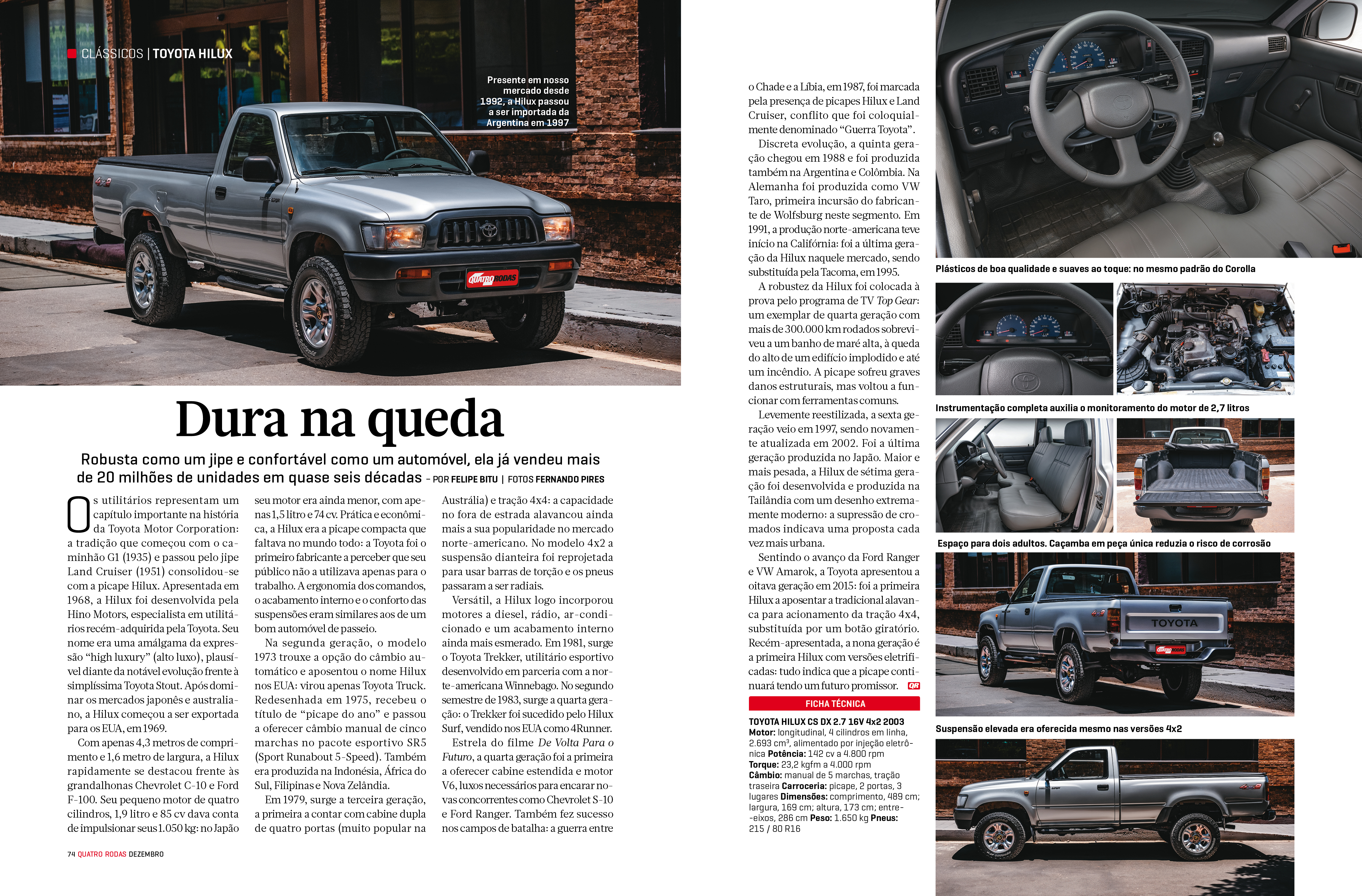 Hilux clássicos QR 800