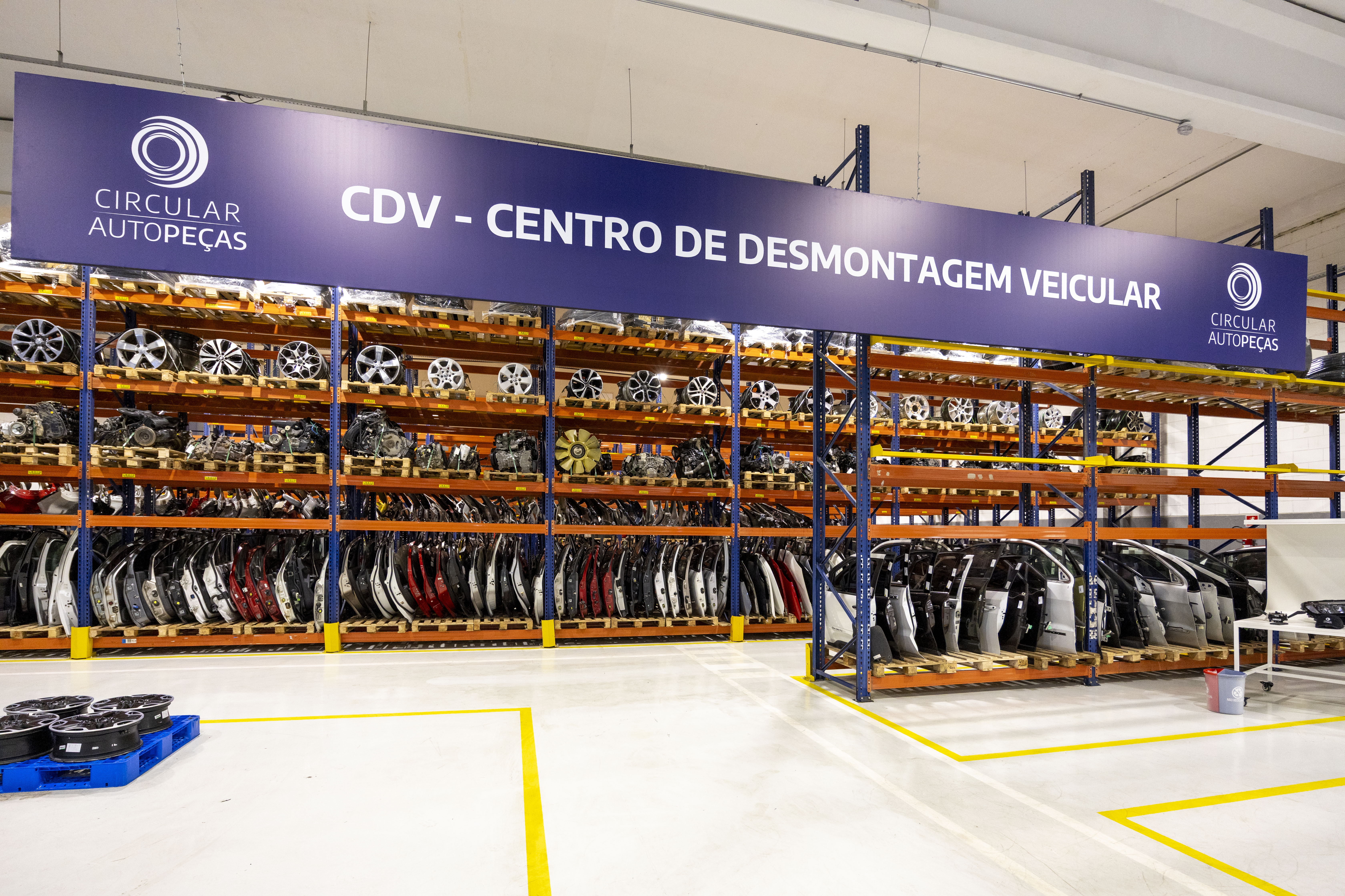 Centro de desmontagem veicular circular autopeças