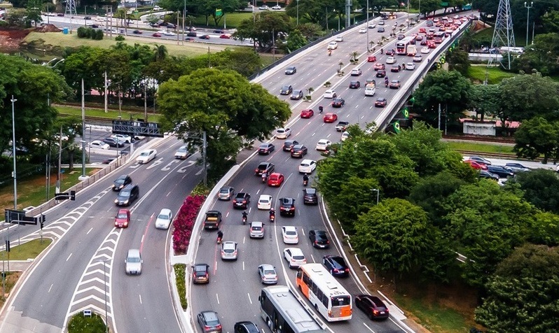 Trânsito na cidade de São Paulo