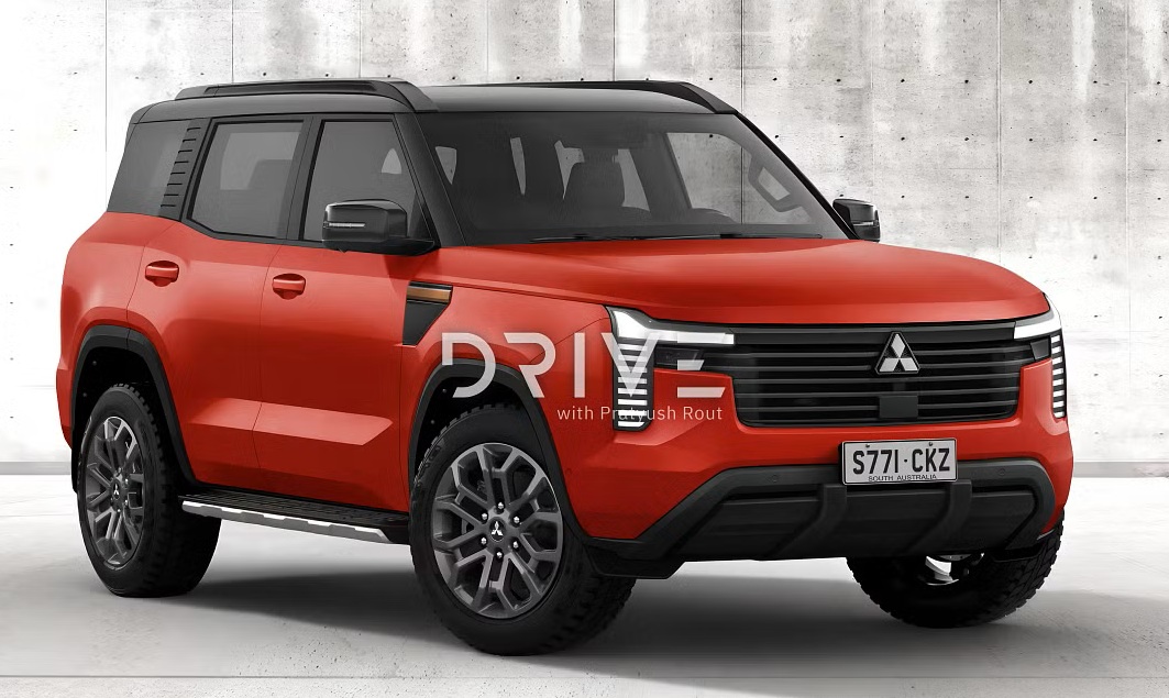 Projeção da nova geração do Mitsubishi Pajero