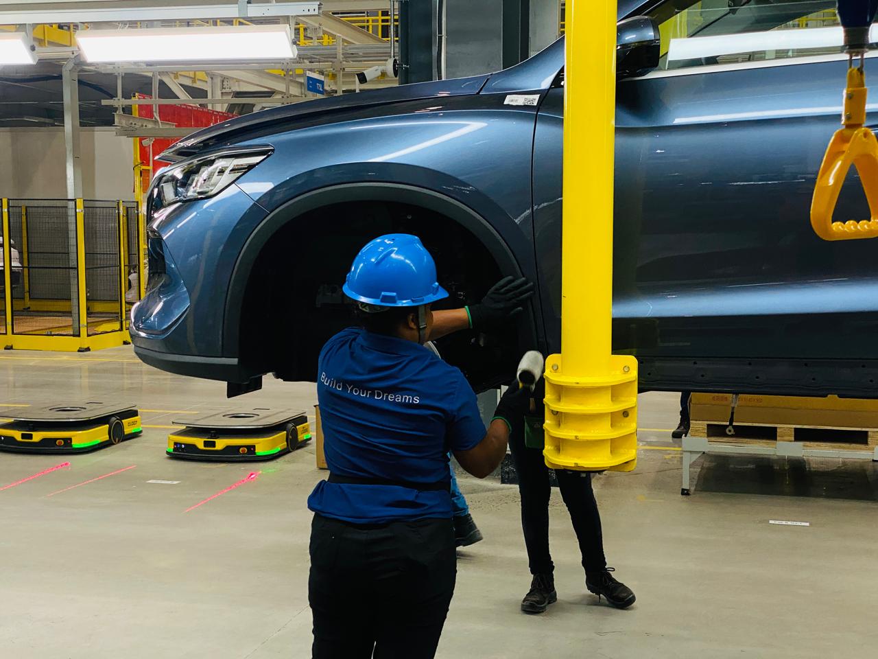 Fábrica da BYD em Camaçari (BA)