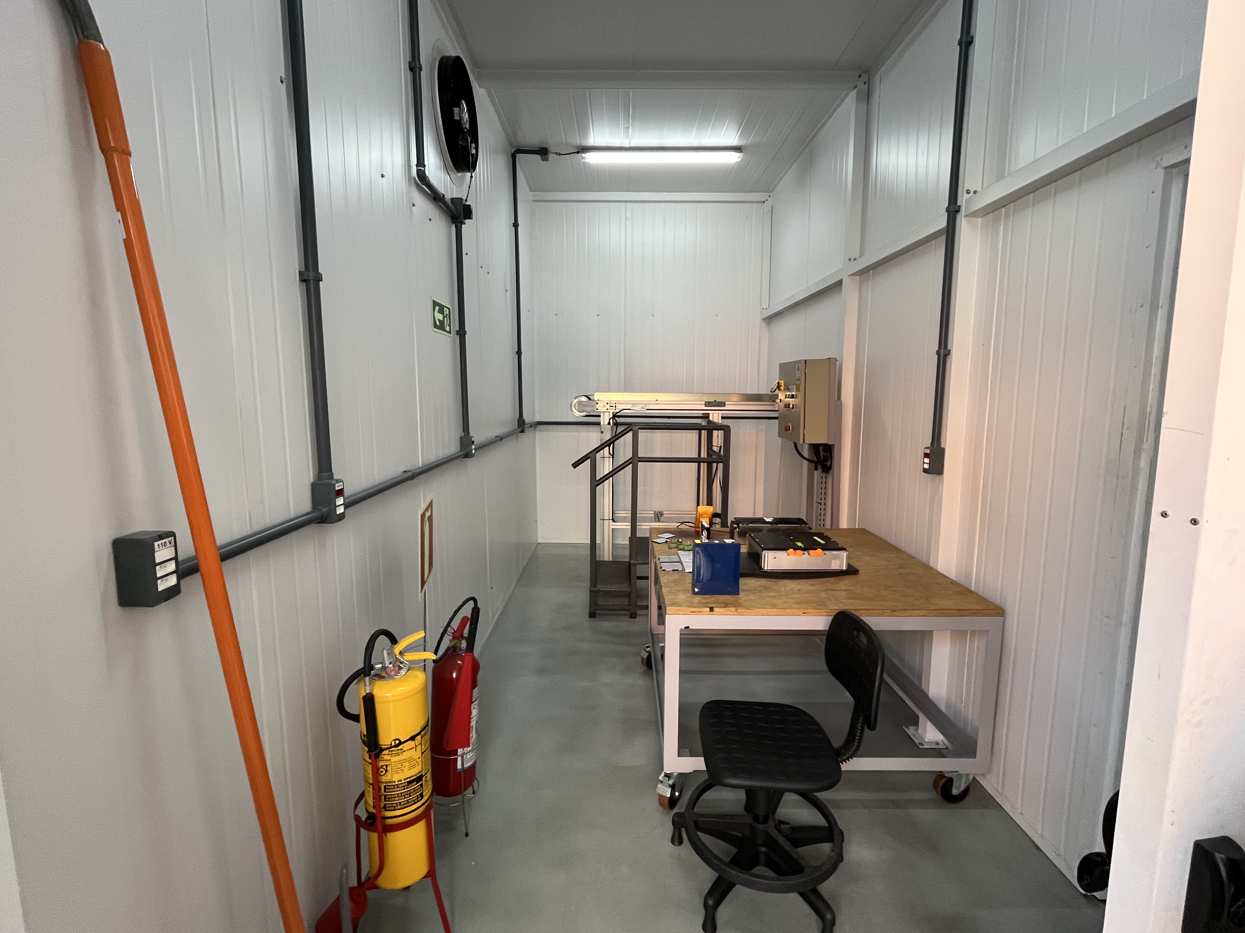 Planta-piloto de reciclagem de baterias Tupy