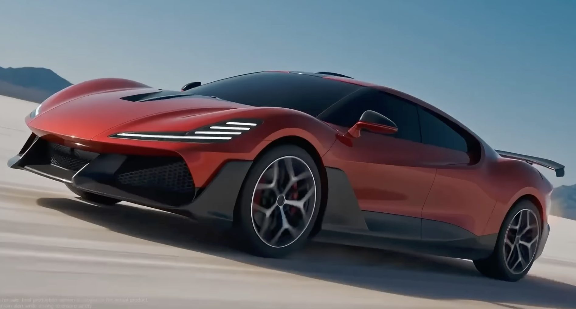 Dreame Technology mostra carro mais rápido do mundo com propulsão de foguete